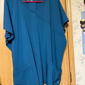 Caribbean Blue Scrub Set
